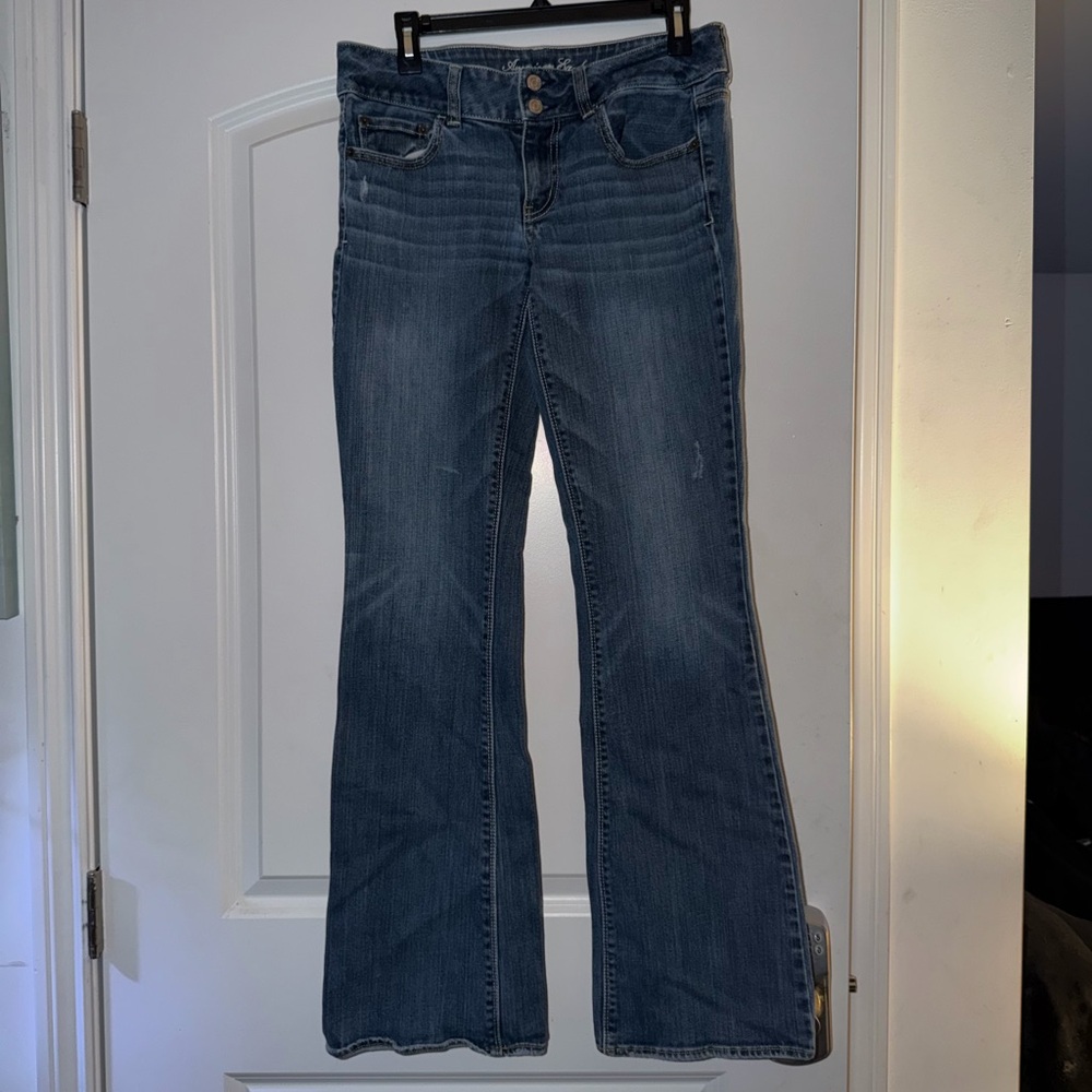 American Eagle Outfitters Blue Flare Jeans